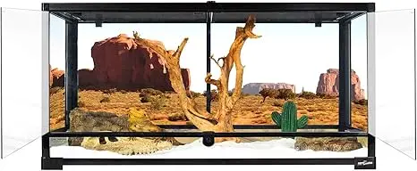REPTI ZOO Terrario de vidrio para reptiles
